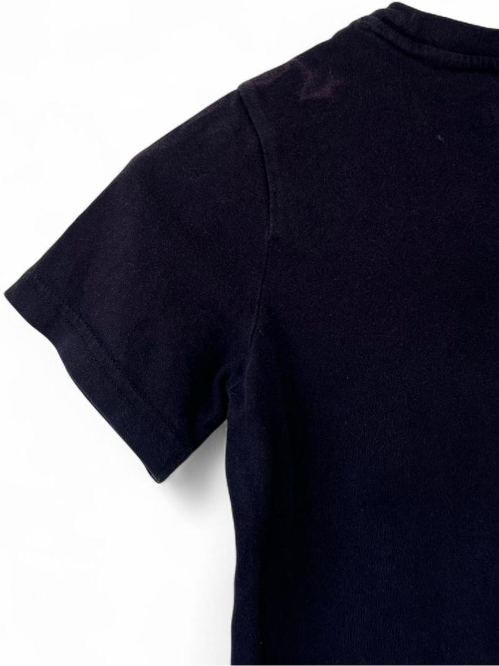 Boys Small 6/7 Black Short Sleeve Graphic T-Shirt Athletic Soccer Crewneck Play - Picture 6 of 8